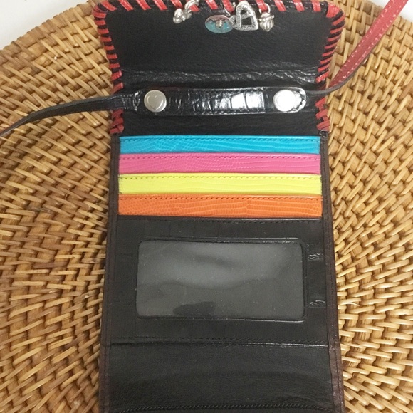 Brighton Leather Brown Bag Purse Crossbody - Picture 5 of 8